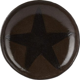 Harlie Brown Studio SSENSE Exclusive Black Glitter Star Pasta Bowl