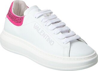 Valentino By Mario Valentino Fresia Sparkling Leather Sneaker