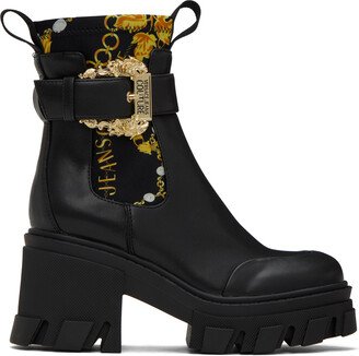 Black & Gold Sophie Boots