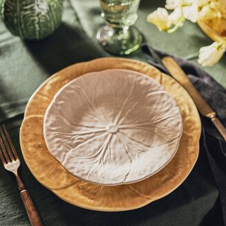 Cabbage Ceramic Dinner Plate, Yellow