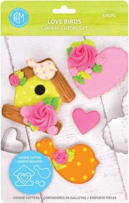 Love Birds, 5 Piece Cookie Cutter Set