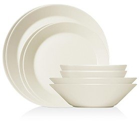 Teema White 16-Piece Dinnerware Set