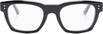 Square-Frame Logo-Print Glasses
