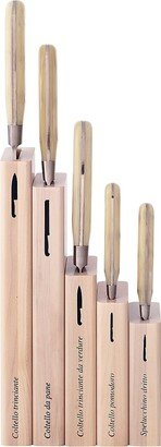 Coltellerie Berti For Match Insieme 5-Piece Knife Set-AA