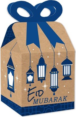 Big Dot Of Happiness Ramadan - Square Favor Gift Boxes - Eid Mubarak Party Bow Boxes - Set of 12