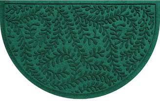 Water & Dirt Shield Boxwood Half-Round Door Mat