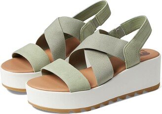 Cameron Flatform Slingback (Safari/Sea Salt) Women's Shoes