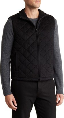 Diamond Quilt Wool & Cashmere Vest