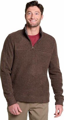 Kennicott 1/4 Zip Sweater (Falcon Brown) Men's Sweater