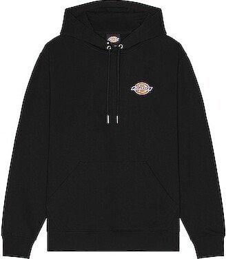 Chest Hit Logo Hoodie in Black