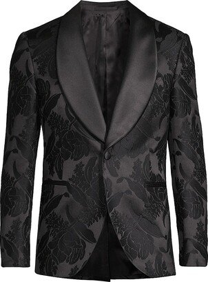 Cerimonia Brocade Floral Single-Breasted Dinner Jacket