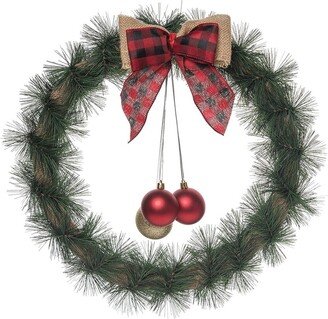 Artificial 18.11In Christmas Holiday Ornament Wreath