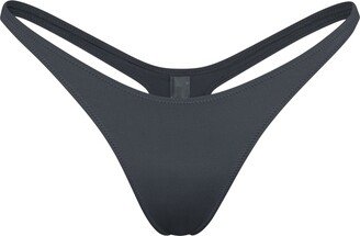 Signature Swim Thong | Gunmetal