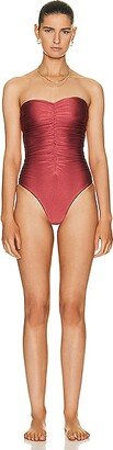 Yara One Piece Swimsuit in Rose