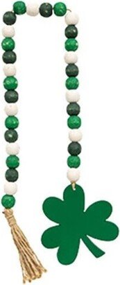 Shamrock Bead Garland - 25” long;