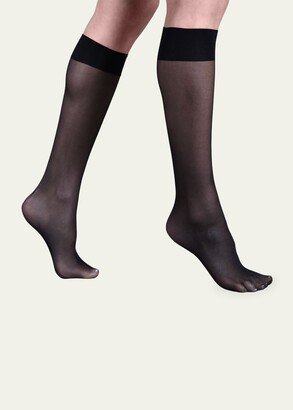 Satin Touch Sheer Knee-Highs