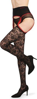 Secret Garden Suspender Tights