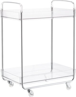 THE HOME EDIT Rolling Cart Clear