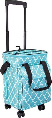 dbest Ultra Compact Cooler Smart Cart 360 Insulated Collapsible Rolling Tailgate BBQ Beach - Moroccan Tile