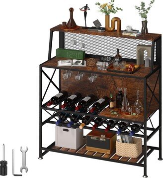 VEVOR Wine Rack Home Bar Table