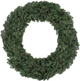 Northlight 6' Commercial Size Canadian Pine Artificial Christmas Wreath - Unlit