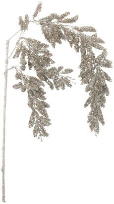 Northlight Champagne Glitter Hanging Pine Artificial Christmas Spray
