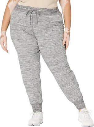 Plus Size Bean's Cozy Joggers Marled (Light Gray Marl) Women's Casual Pants