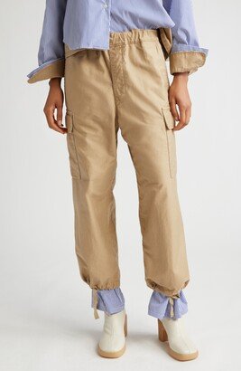 Stripe Cuff Cargo Pants