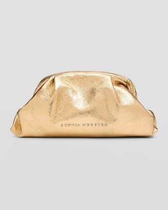 Duchess Metallic Pouch Clutch Bag