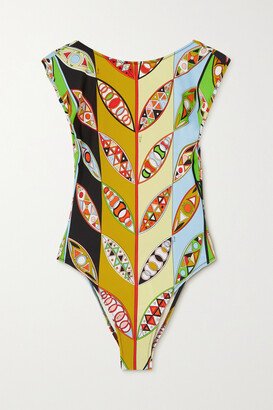 Girandole Printed Swimsuit - Green