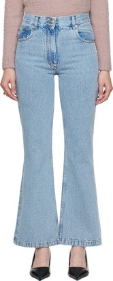 Blue Flared Jeans-AG