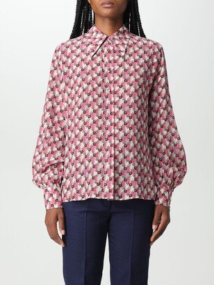 printed silk shirt