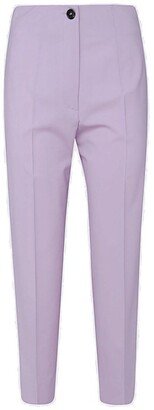 High Waist Tailored Cropped Pants