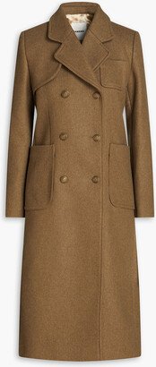 Joshua double-breasted wool-blend felt coat