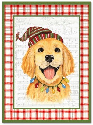 Jean Plout 'Christmas Song Dogs 6' Canvas Art - 19
