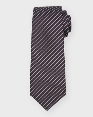 Men's Multi-Stripe Silk Tie