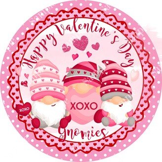 Happy Valentine's Day Gnome Valentine Sign | Door Hanger Home Decor Wreath Supplies