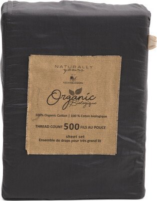 500tc Organic Cotton Sheet Set