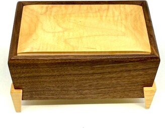 Small Maple Cremation Urn, Wood Urn For Human Ashes, Pet Memorial Sympathy Gift Loss Of Father