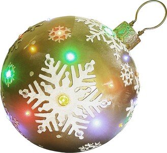 Fraser Hill Farms Indoor/Outdoor Oversized Jeweled Ball Ornament Christmas Decor