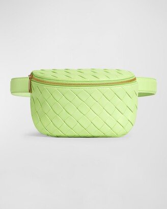 Intrecciato Leather Belt Bag