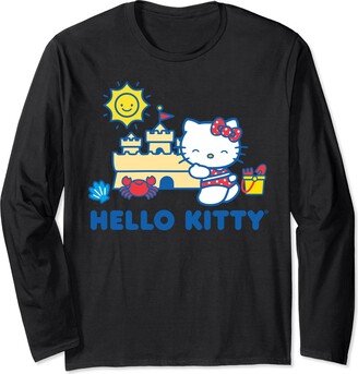 Mademark Hello Kitty Beach Fun Sandcastle Summer Long Sleeve T-Shirt