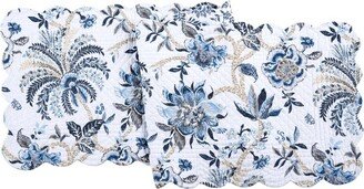 Braganza Blue Bell Table Runner