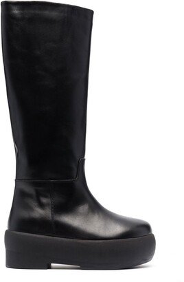 Knee-Length Platform 70mm Boots