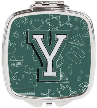 CJ2010-YSCM Letter Y Back to School Initial Compact Mirror