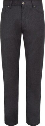 Roccia stonewashed wool trousers