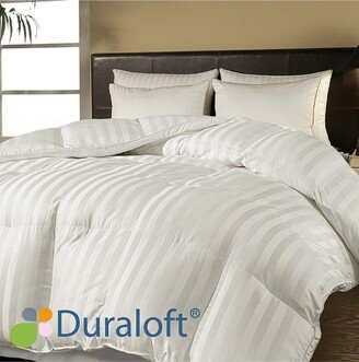 Duraloft Down Alternative 500 Thread Count Damask Stripe Comforter, Twin