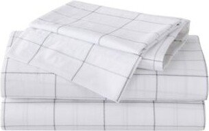 Northern Plaid Cotton Percale Sheet Collection