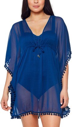 Pompom Cover-Up Caftan