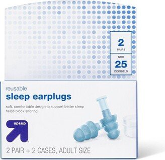 Reusable Ear Plugs for Sleep - 2pc - up & up™